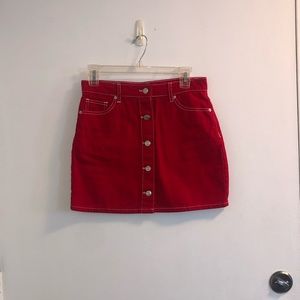 Forever 21 Red Skirt